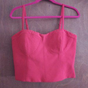 Rusty Red Bustier Top - Arden B